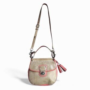 RARE Coach Legacy Archival Two Tone Leather Willis Convertible Bag